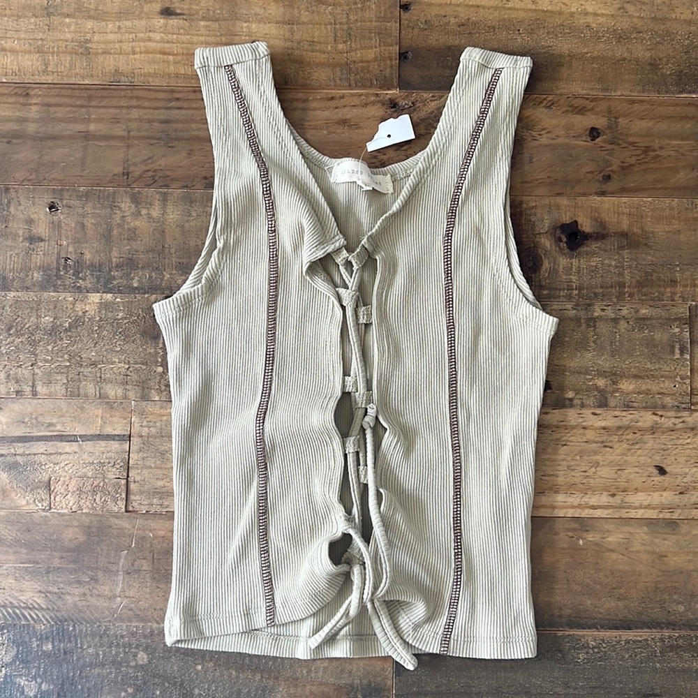 Lace up Crop Top